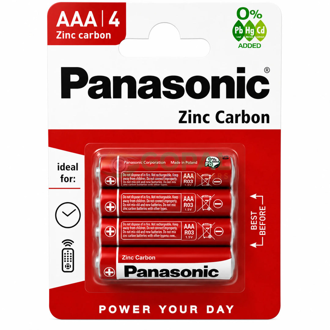 Panasonic AAA Zinc Carbon Battery 4Pcs - Other Essentials