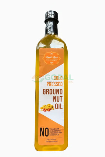 Pandit Foods Cold Pressed Groundnut Oil 1 Lit - Oils