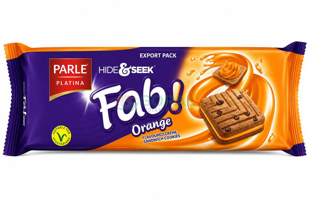 Parle Hide & Seek Fab Orange 112g - Biscuits & Cookies