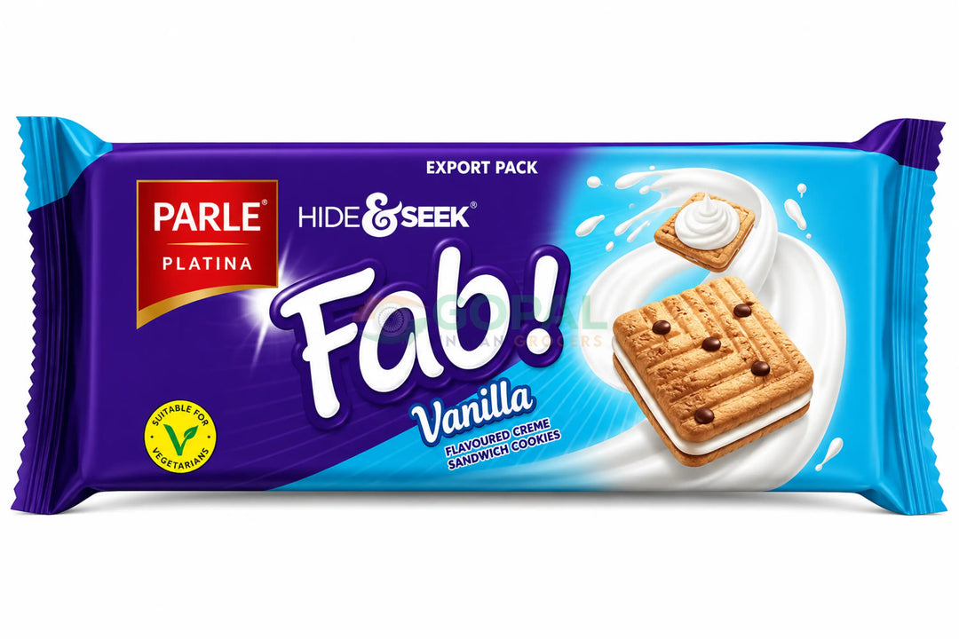 Parle Hide & Seek Fab Vanilla 112g - Biscuits & Cookies