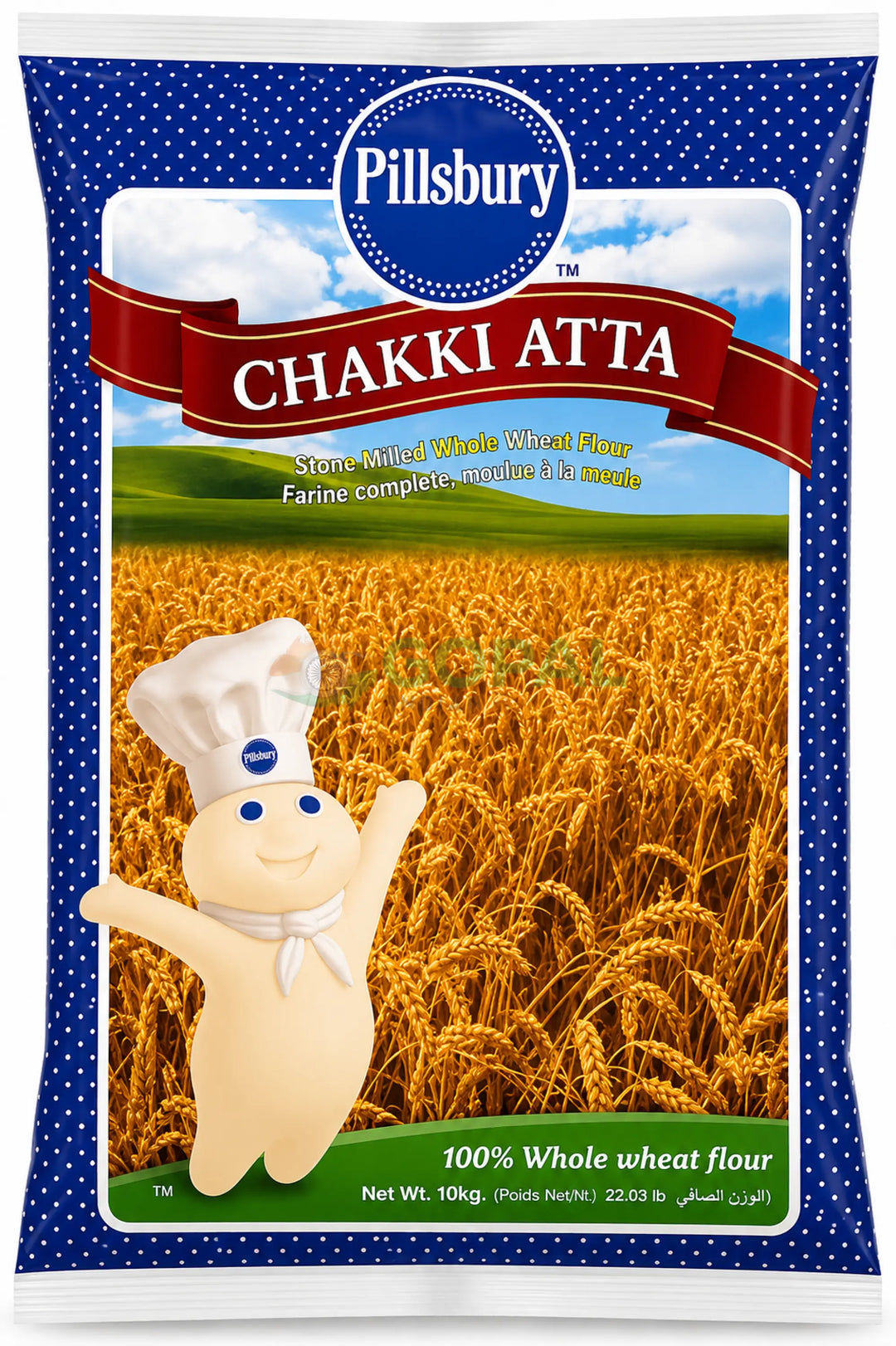 Pillsbury Chakki Atta 10kg - Chappati Flour