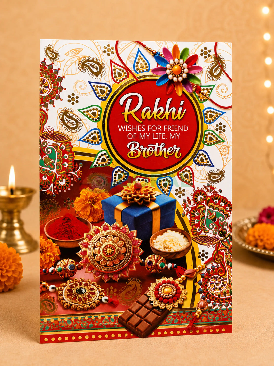 Rakhi Cards Design 2 - 4 - Festival Related Products