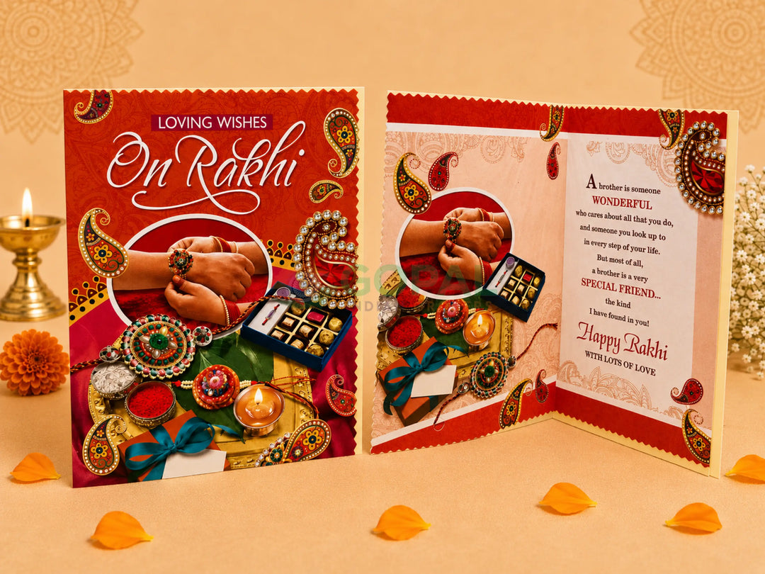Rakhi Crads Design 1 - 10 - Festival Related Products