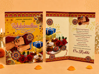 Rakhi Crads Design 1 - 12 - Festival Related Products