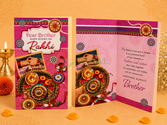 Rakhi Crads Design 1 - 16 - Festival Related Products