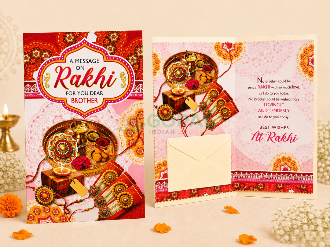 Rakhi Crads Design 1 - 2 - Festival Related Products