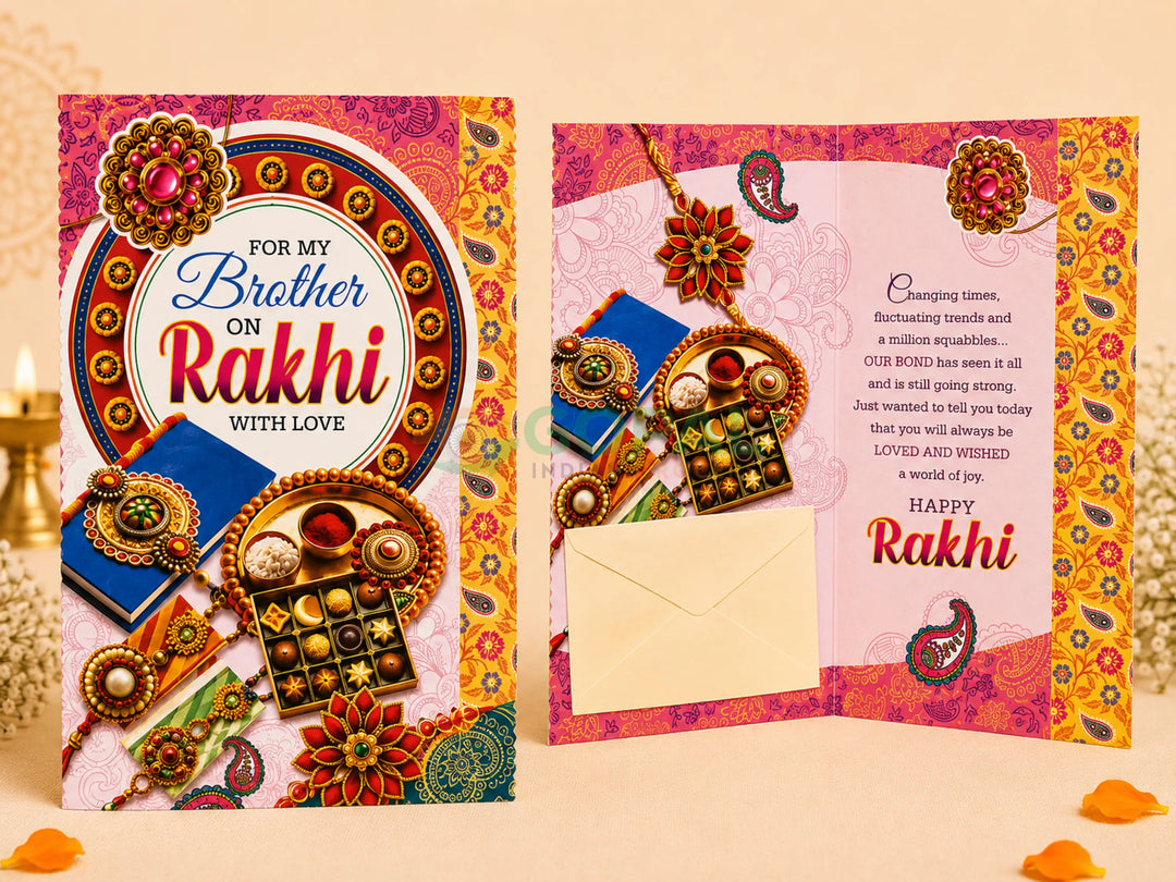 Rakhi Crads Design 1 - 4 - Festival Related Products