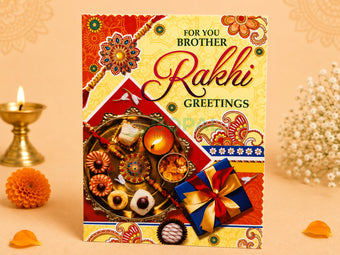 Rakhi Crads Design 1 - Festival Related Products