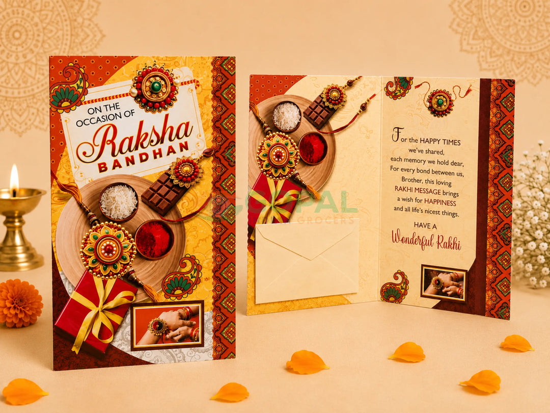 Rakhi Crads Design 1 - 5 - Festival Related Products