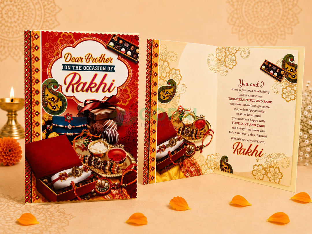 Rakhi Crads Design 1 - 8 - Festival Related Products