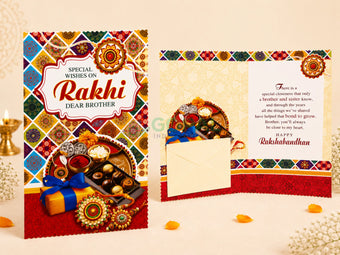 Rakhi Crads Design 1 - 1 - Festival Related Products