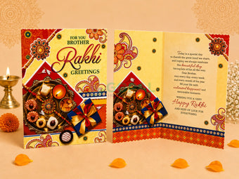 Rakhi Crads Design 1 - 9 - Festival Related Products