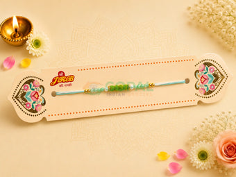 Rakhi Design 1 - 1.4 / Green - Festival Related Products