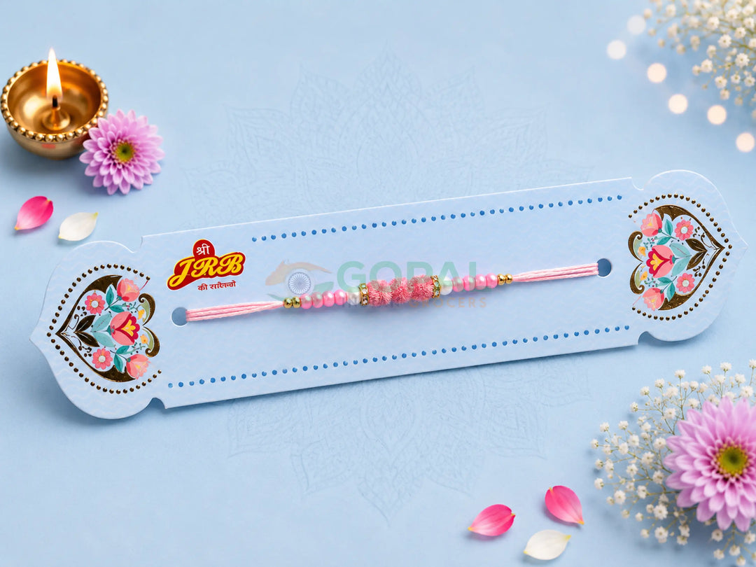 Rakhi Design 1 - 1.4 / Pink - Festival Related Products