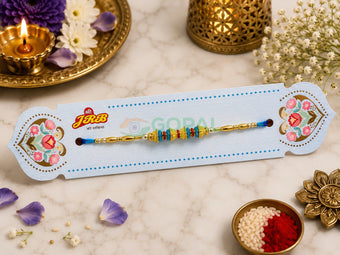 Rakhi Design 2 - 2.6 / Blue - Festival Related Products