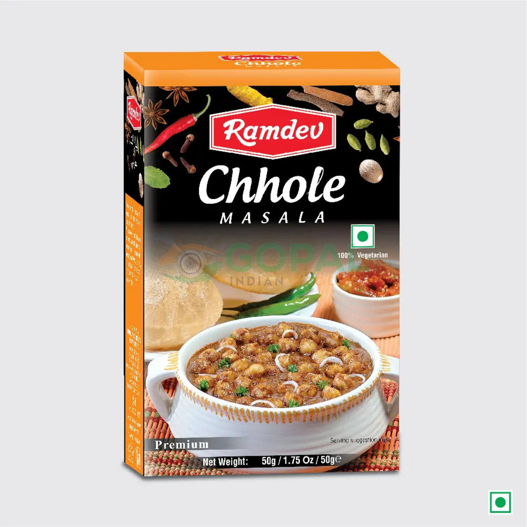 Ramdev Chhole Masala 100g - Blended Spices