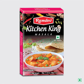 Ramdev Kitchen King Masala 100g - Blended Spices