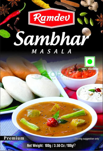 Ramdev Sambhar Masala 100g - Blended Spices