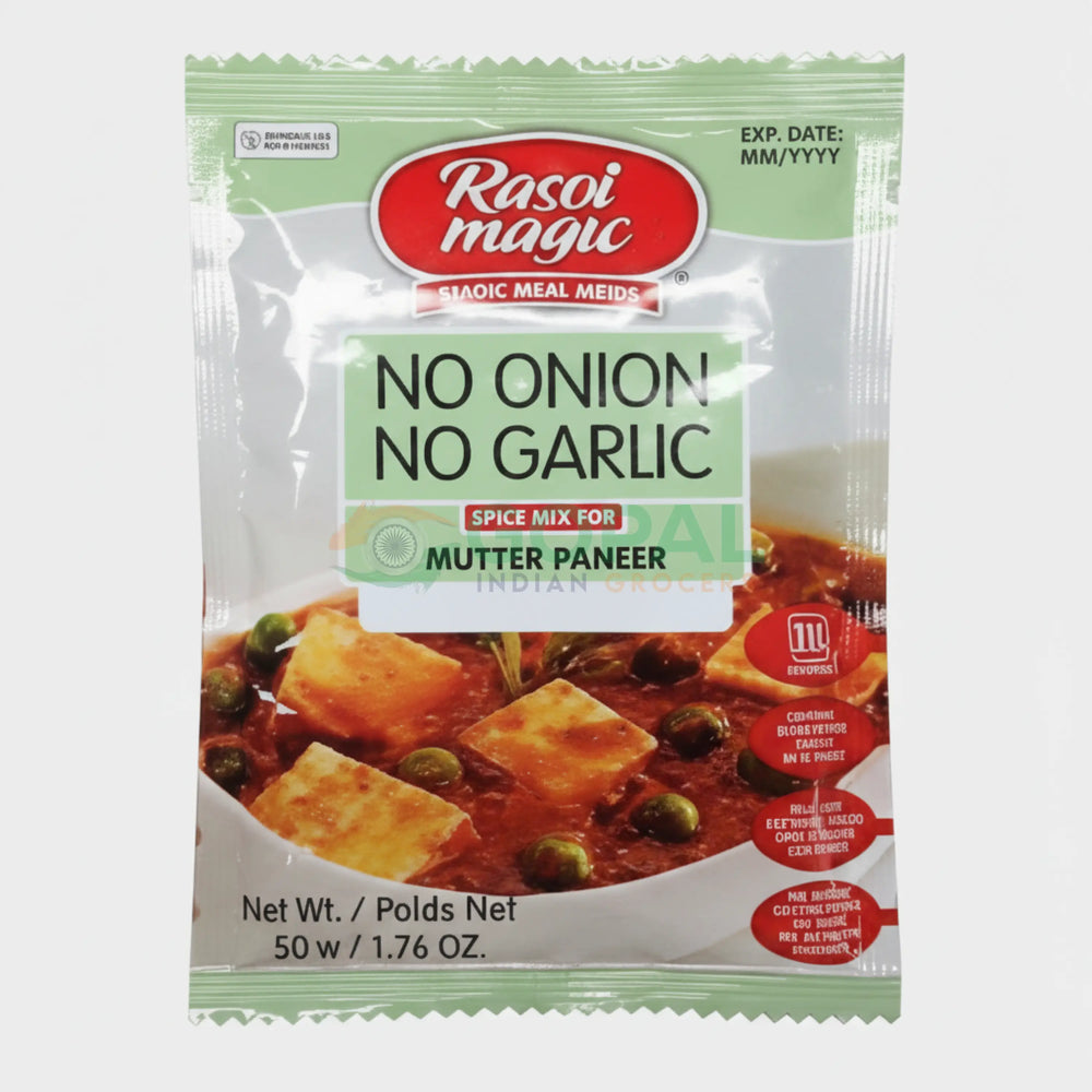 Rasoi Magic No Onion No Garlic Mutter Paneer 50g - Ready Mixes