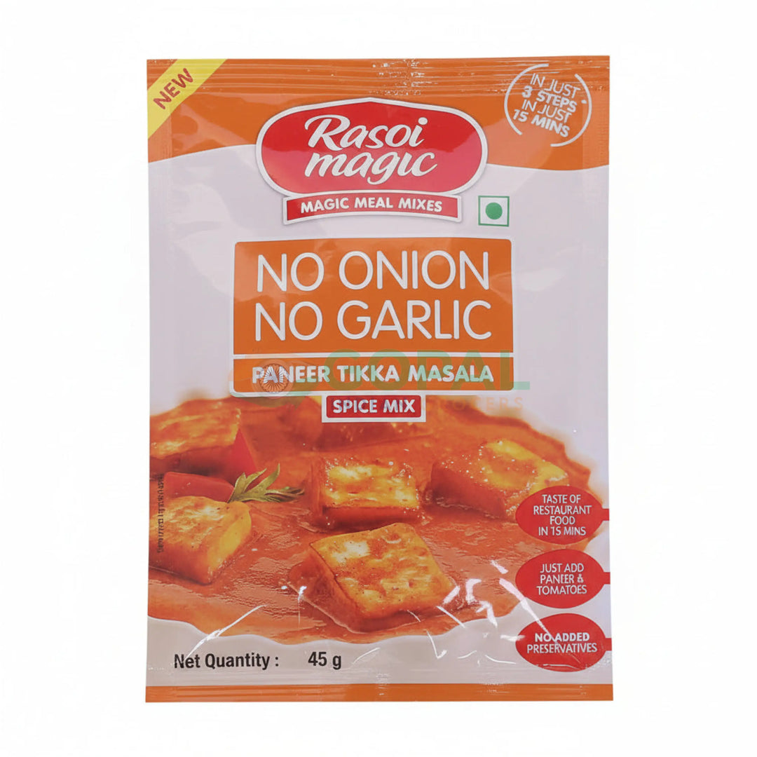 Rasoi Magic No Onion No Garlic (NONG) Paneer Tikka Masala 45g - Ready Mixes
