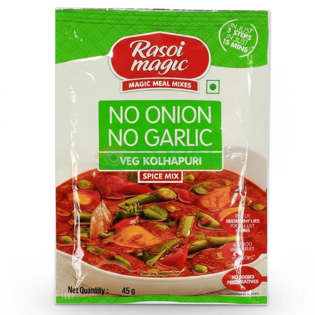 Rasoi Magic No Onion No Garlic Veg Kolhapuri 45g - Ready Mixes