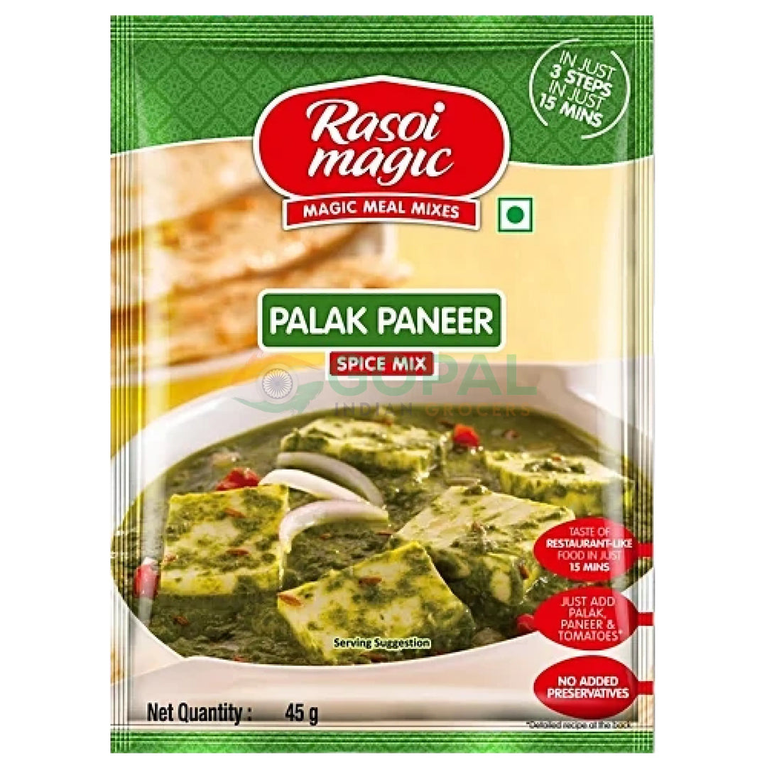 Rasoi Magic Palak Paneer 45g - Ready Mixes