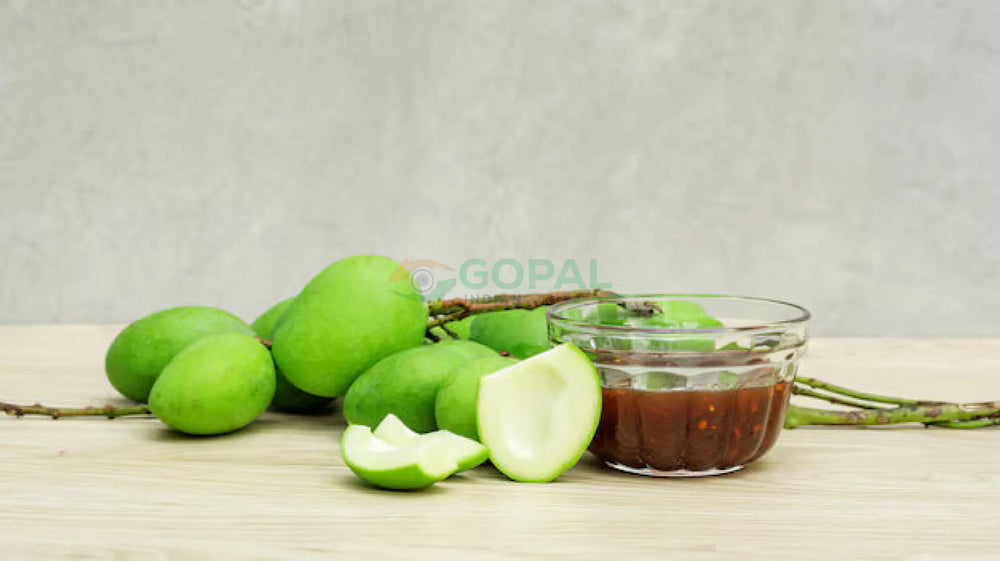 Raw Green Mango (Kachha Aam) - Fruits