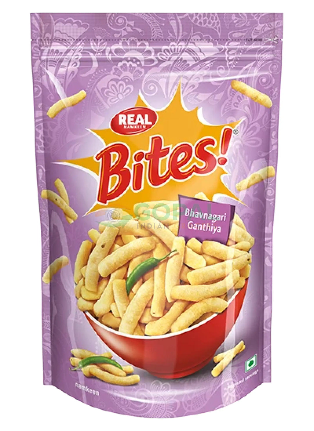 Real Bites Bhavnagari Ganthiya 400g - Gathiya & Sev