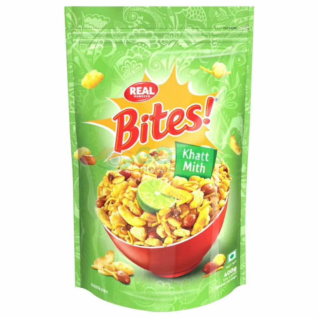 Real Bites Khatta Meetha 400g - Numkeen Mix