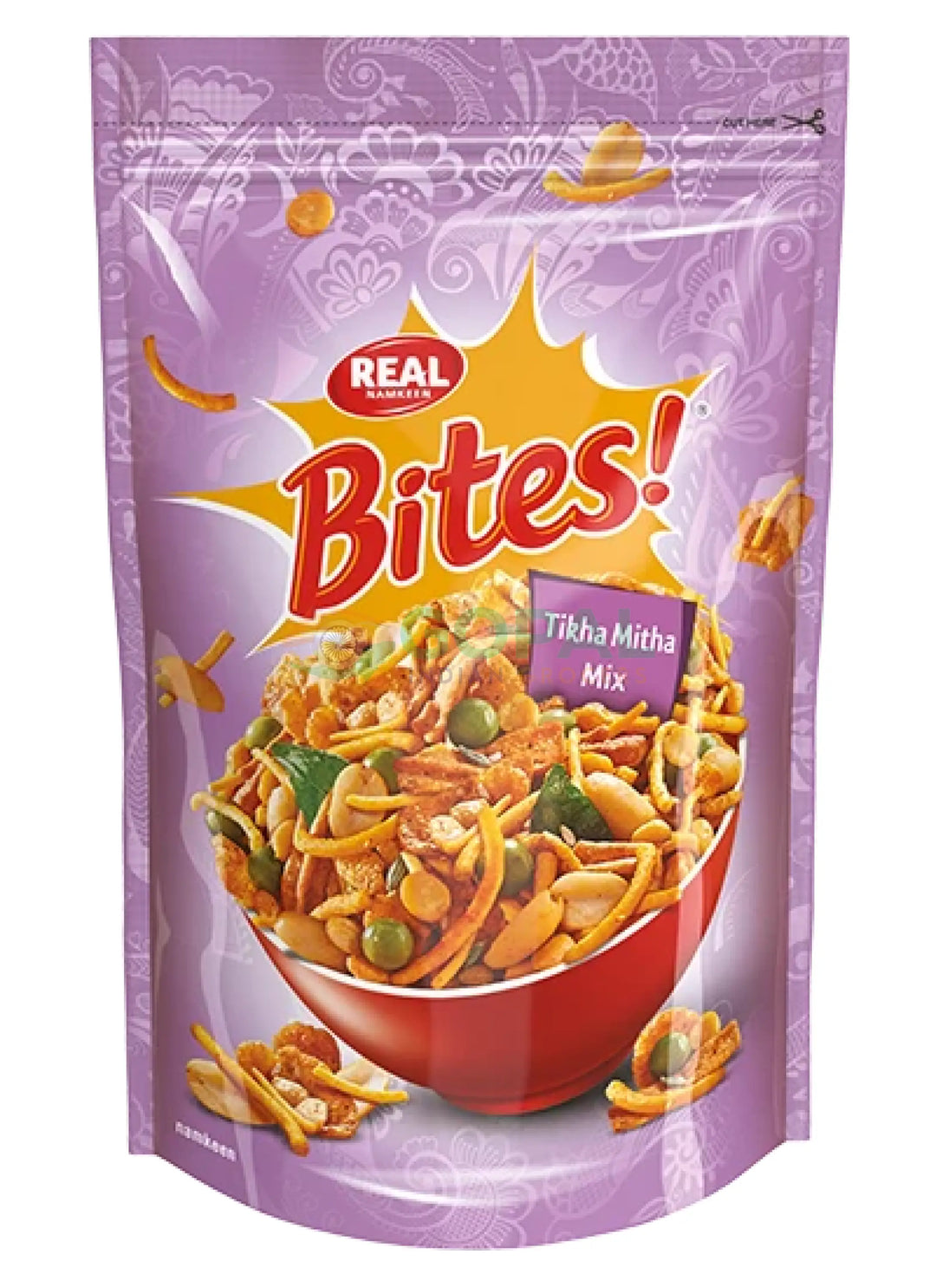 Real Bites Tikha Mitha Mix 400g - Numkeen Mix
