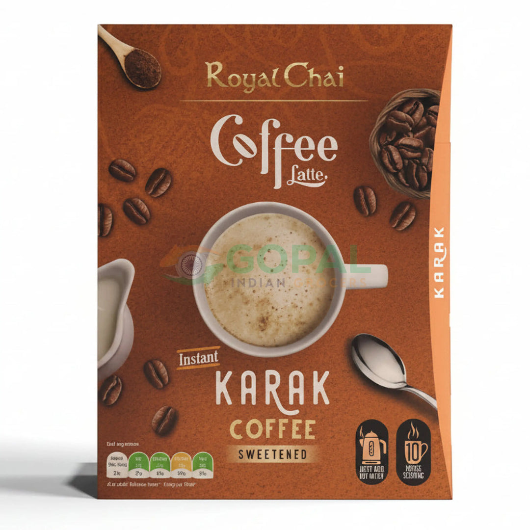 Royal Chai Coffee Latte Karak Sweetened 140g (Sachets) - Coffee