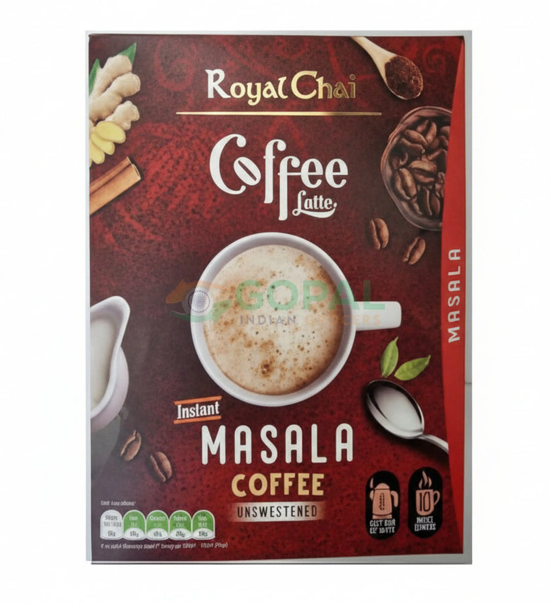 Royal Coffee Instant Masala Unsweetened 140g (Sachets) - Coffee