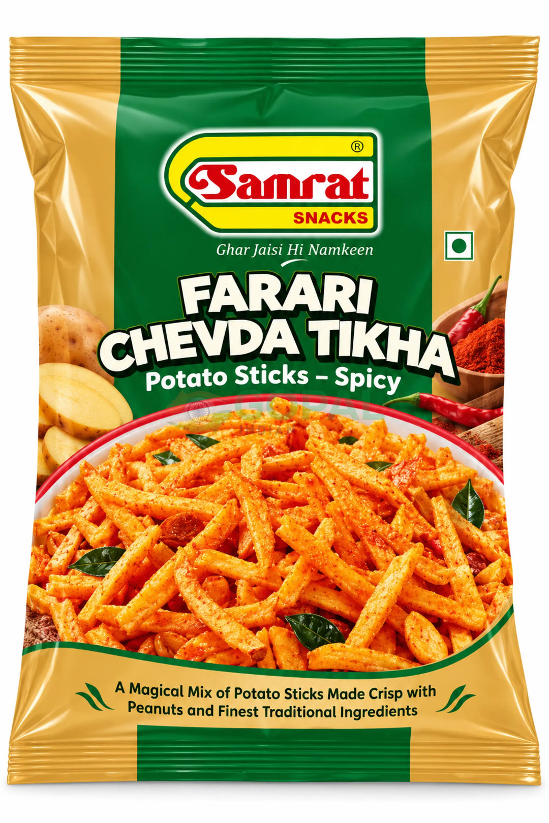 Samrat Farali Chevda Tikha 200g - Farali Snacks