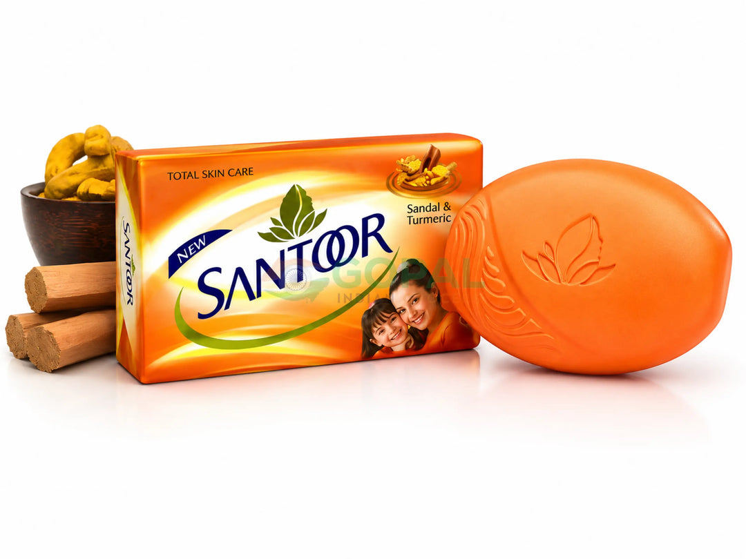 Santoor Sandal & Turmeric Soap 100g - Body Care