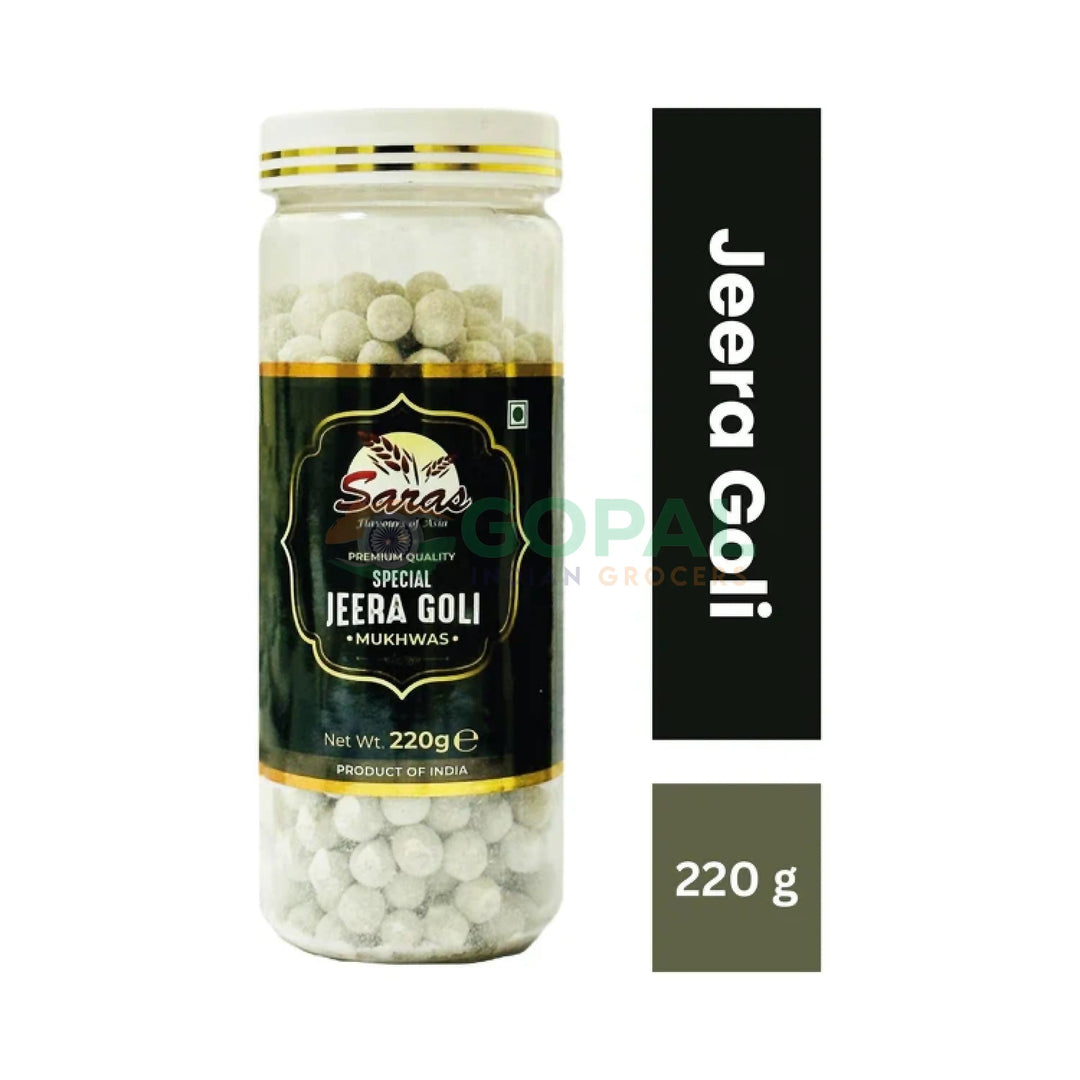 Saras Jeera Goli Mukhwas 220g - Digestive Delight