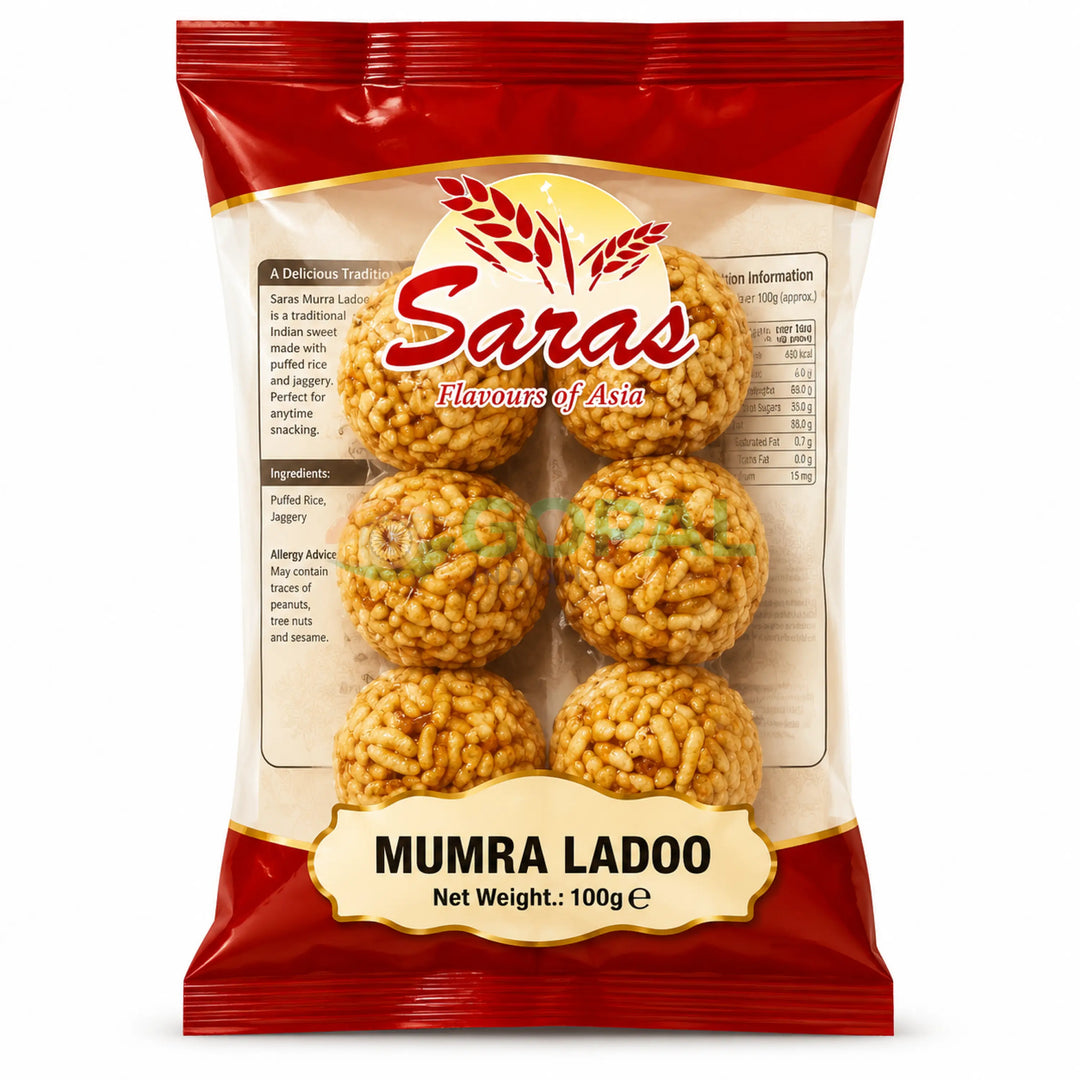 Saras Mumra Ladoo 100g - Chikki