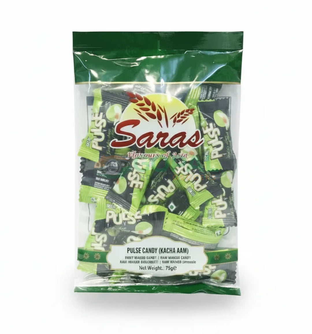 Saras Pulse (Kaccha Aam) Candy 75g - Candy