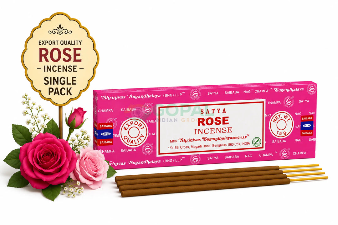 Satya Rose Incense Sticks 15g - Incense / Dhoop