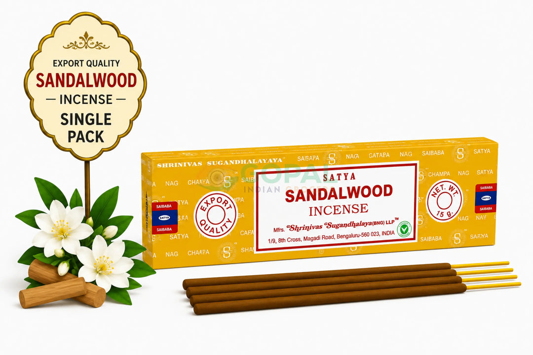 Satya Sandalwood Incense Sticks 15g - Incense / Dhoop