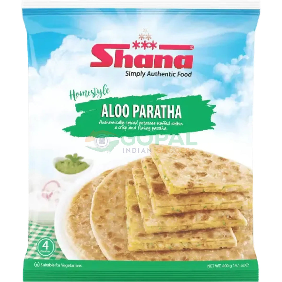 Shana Aloo Parathas 400g - Parathas Chapatties & Naan