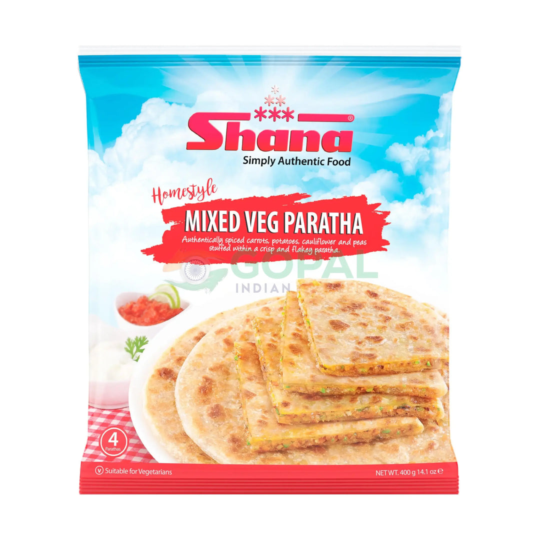 Shana Mix Veg Homestyle Paratha 4pcs