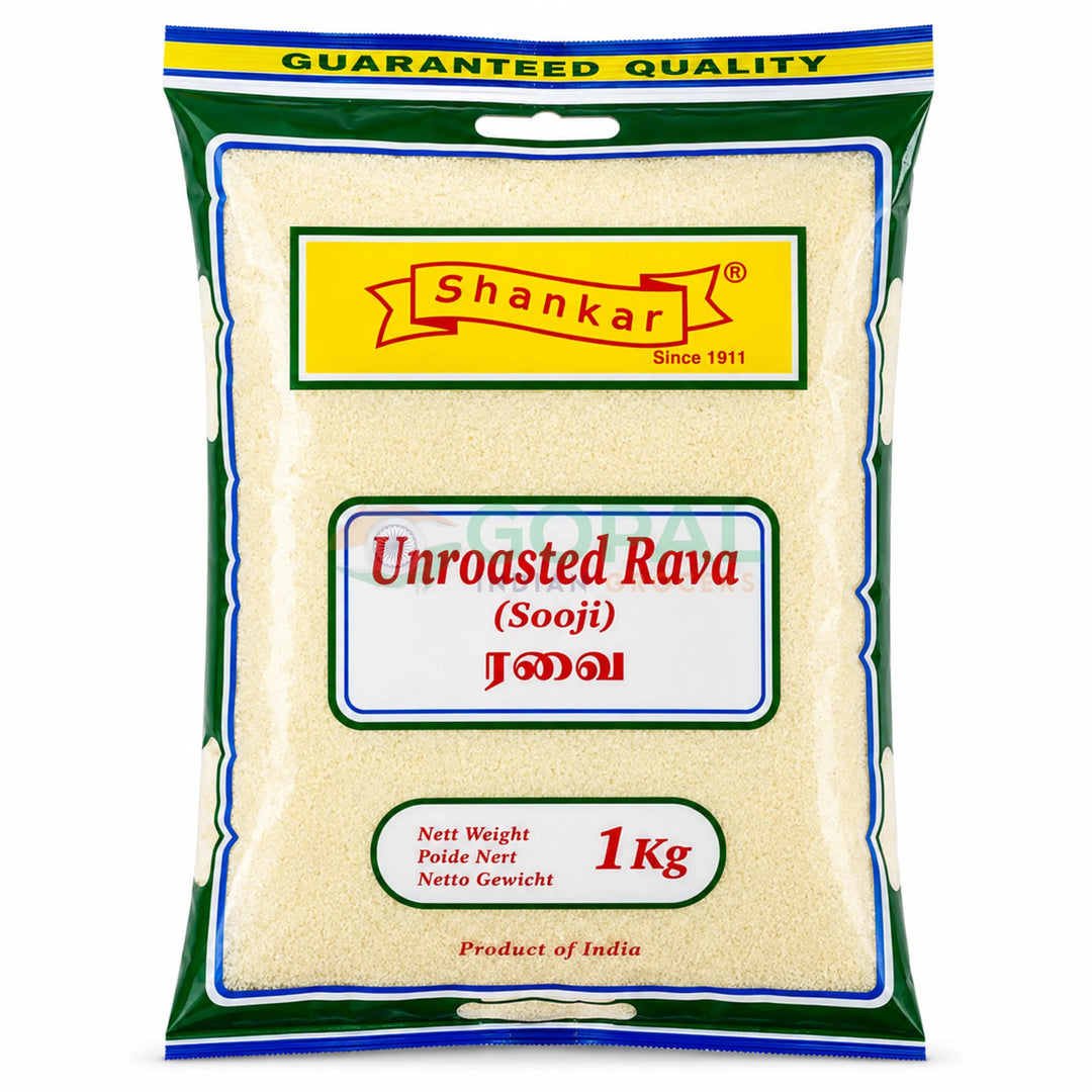 Shankar Unroasted Rava (Semolina) 1Kg - Semolina