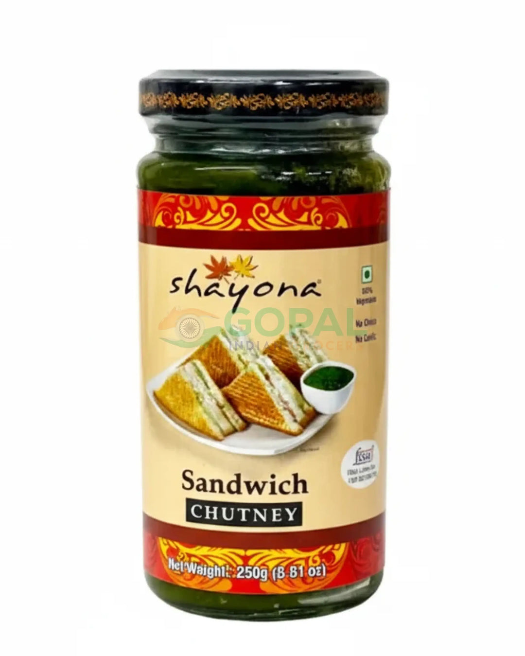 Shayona Sandwich Chutney 250g - Chutney