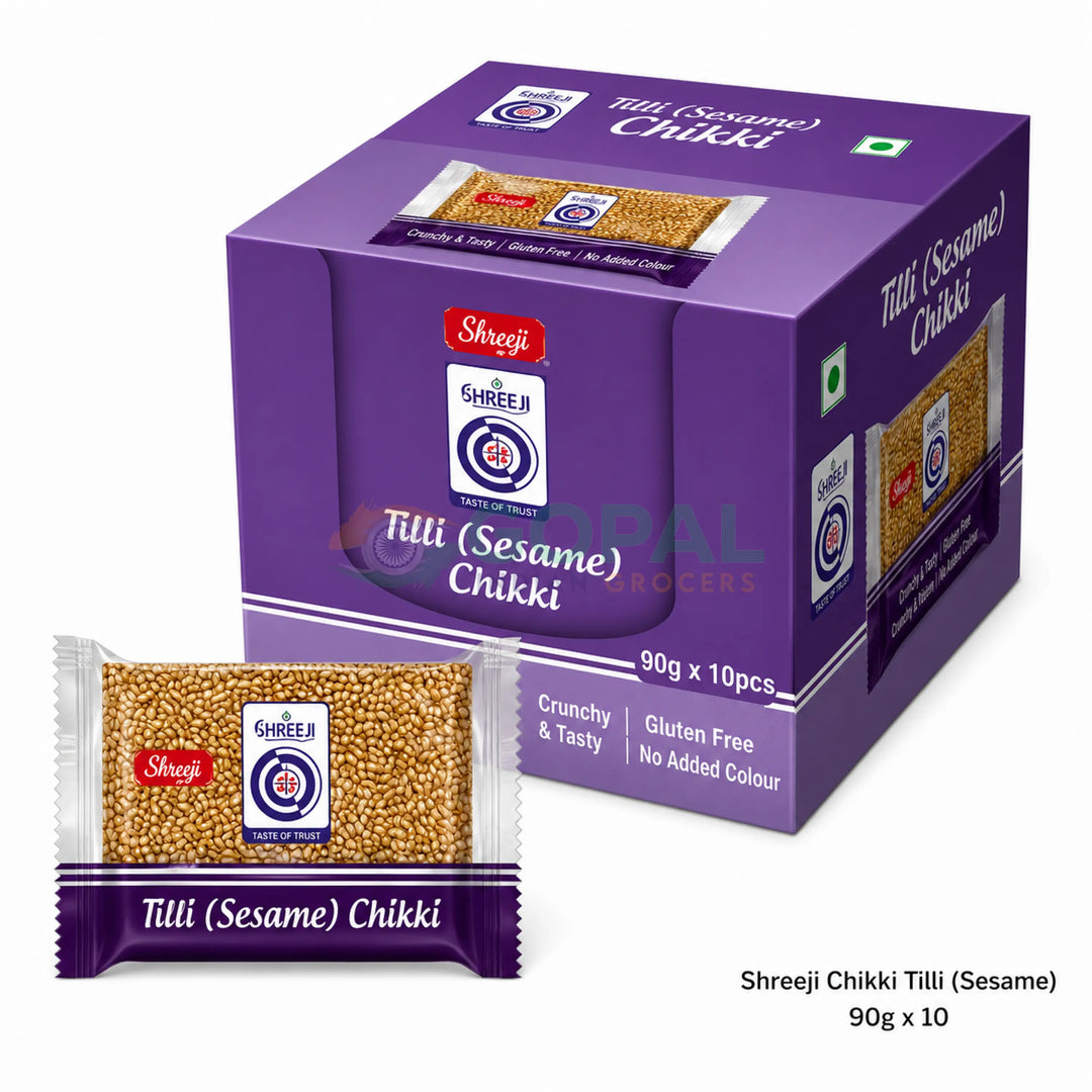 Shreeji Sesame Chikki 90g - Chikki