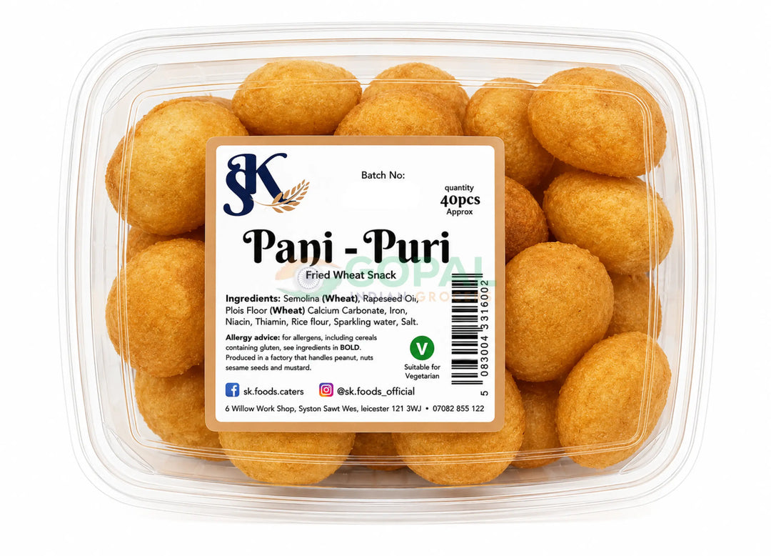 SK Pani Puri 40pcs - Chat Corner