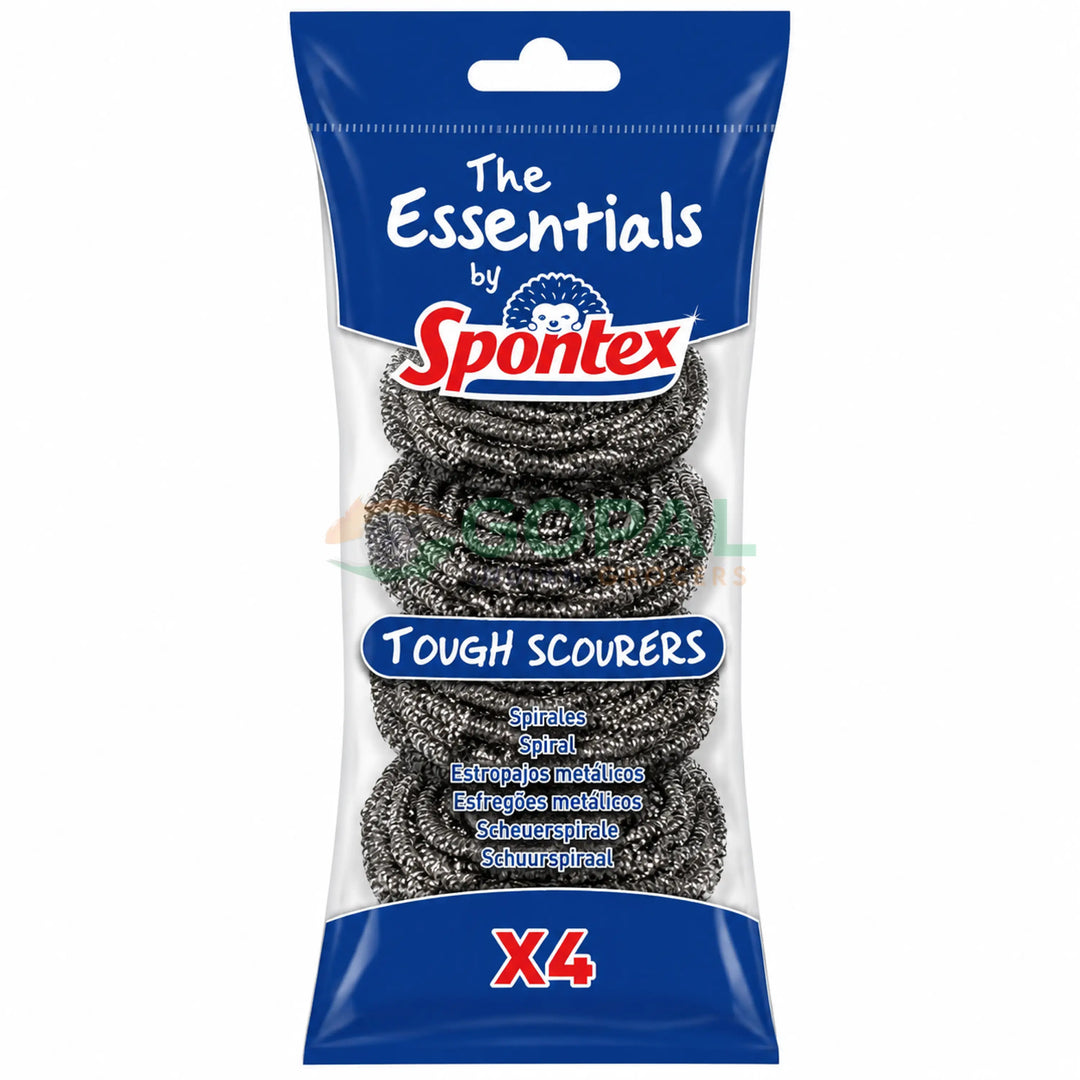 Spontex Essentials Tough Scourers - Cleaning Products