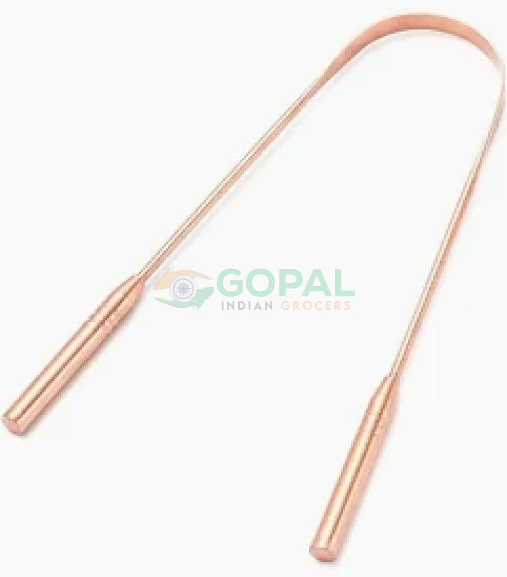 Stainless Steel / Copper Tongue Cleaner (Single Pack) - Dental Care