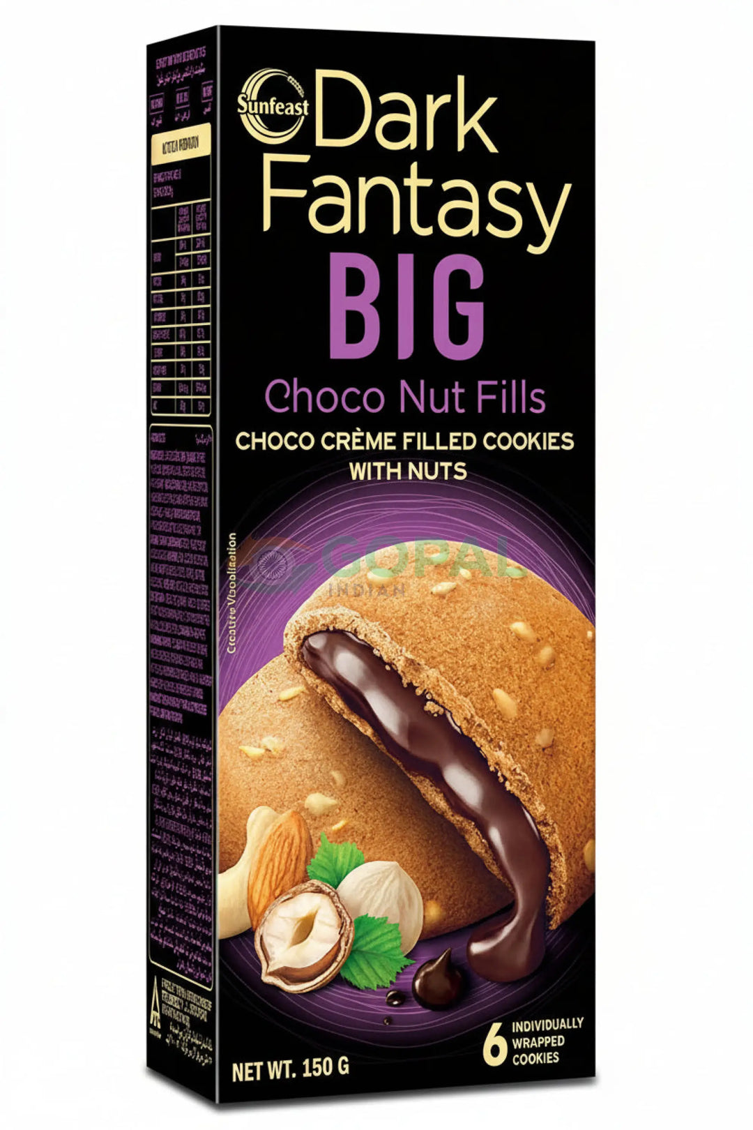 Sunfeast Dark Fantasy Choco Nut Fills 150g - Biscuits & Cookies