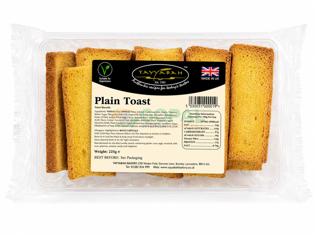 Tayyabah Plain Toast 250g - Khari & Rusk
