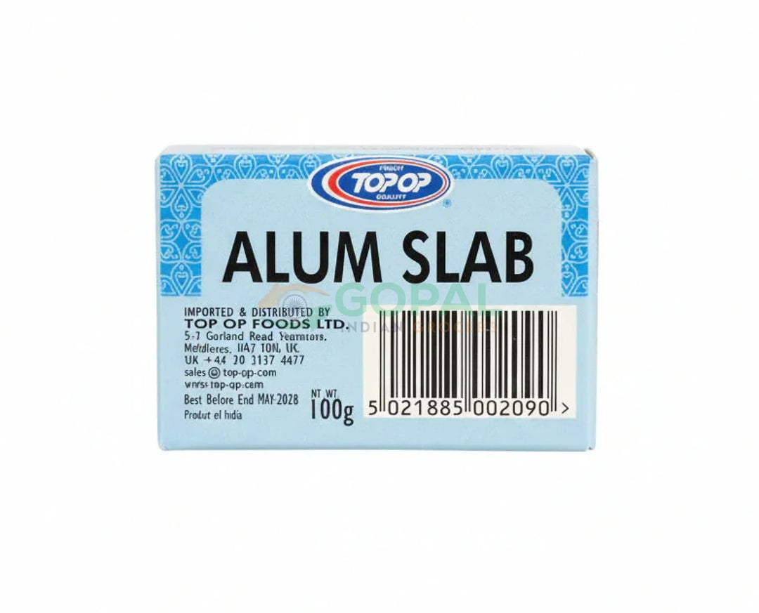 Top Op Alum Slab 100g - Body Care